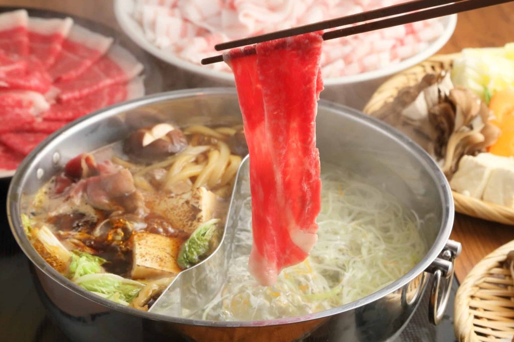 春のお出かけ帰りにしゃぶしゃぶ食べ放題