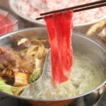 春のお出かけ帰りにしゃぶしゃぶ食べ放題