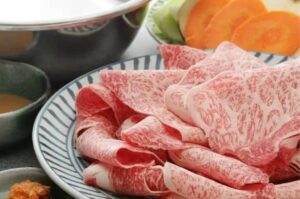霜降り和牛のしゃぶしゃぶ用スライス|特選神戸牛コース