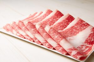 国産牛肩バラのしゃぶしゃぶ用スライス|国産牛しゃぶランチ
